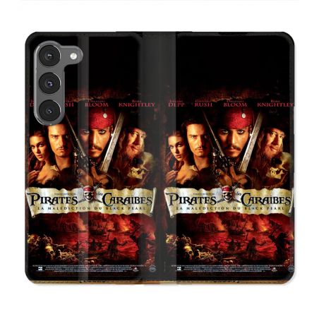 Housse Cuir Portefeuille Pour Samsung Galaxy A56 5G Pirate Des Caraibes
