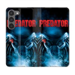 Housse Cuir Portefeuille Pour Samsung Galaxy A56 5G Predator Affiche