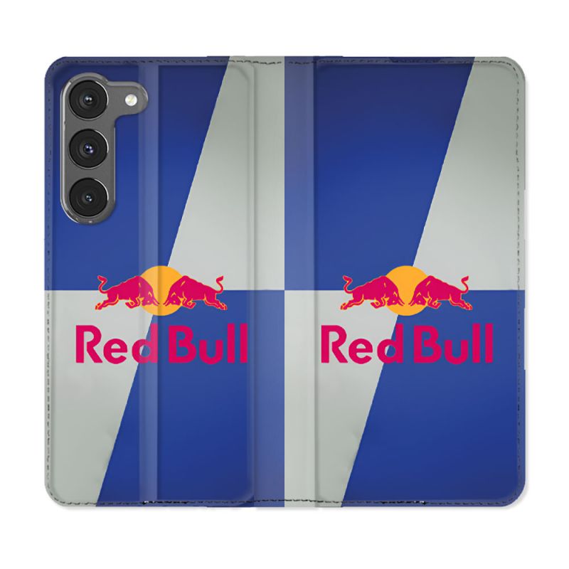 Housse Cuir Portefeuille Pour Samsung Galaxy A56 5G Red Bull Classique
