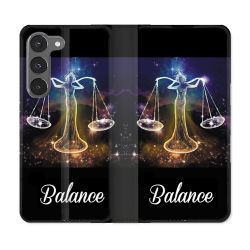 Housse Cuir Portefeuille Pour Samsung Galaxy A56 5G Signe Zodiaque 2 Balance