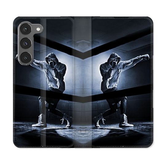 Housse Cuir Portefeuille Pour Samsung Galaxy A56 5G Sport Boxe Poing