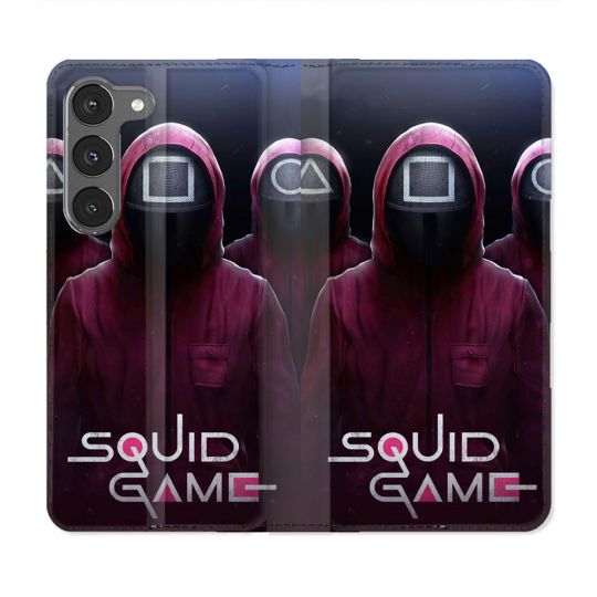 Housse Cuir Portefeuille Pour Samsung Galaxy A56 5G Squid Game