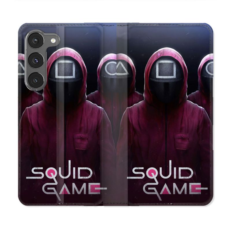 Housse Cuir Portefeuille Pour Samsung Galaxy A56 5G Squid Game