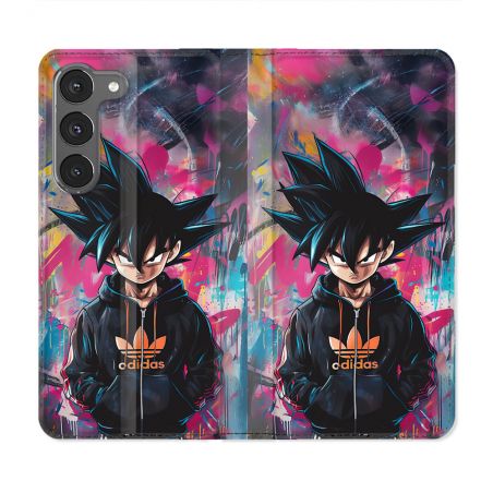 Housse Cuir Portefeuille Pour Samsung Galaxy A56 5G Street Art Sangoku