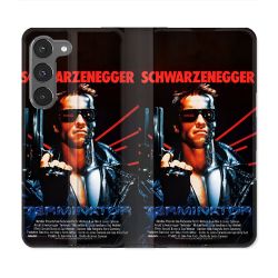 Housse Cuir Portefeuille Pour Samsung Galaxy A56 5G Terminator