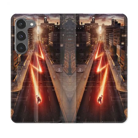Housse Cuir Portefeuille Pour Samsung Galaxy A56 5G The Flash City