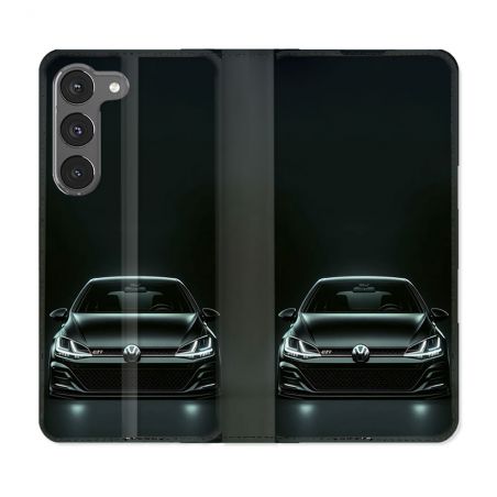 Housse Cuir Portefeuille Pour Samsung Galaxy A56 5G Volkwagen Golf GTI