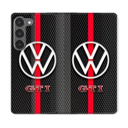 Housse Cuir Portefeuille Pour Samsung Galaxy A56 5G Volkwagen Line