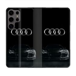 Housse Cuir Portefeuille Pour Samsung Galaxy S25 Audi
