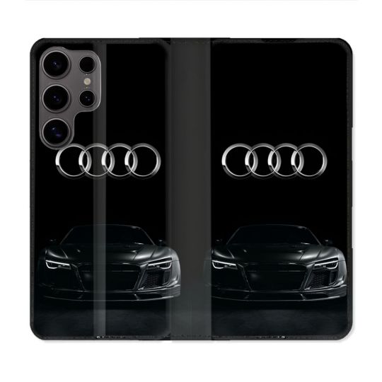 Housse Cuir Portefeuille Pour Samsung Galaxy S25 Audi