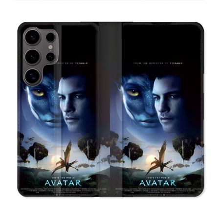 Housse Cuir Portefeuille Pour Samsung Galaxy S25 Avatar