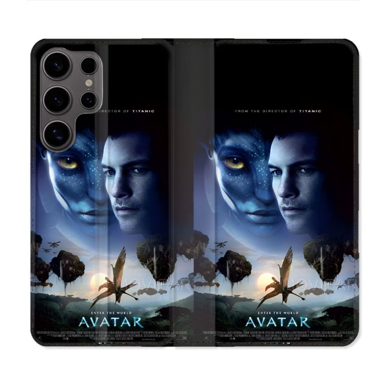Housse Cuir Portefeuille Pour Samsung Galaxy S25 Avatar