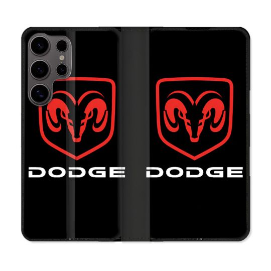 Housse Cuir Portefeuille Pour Samsung Galaxy S25 Dodge