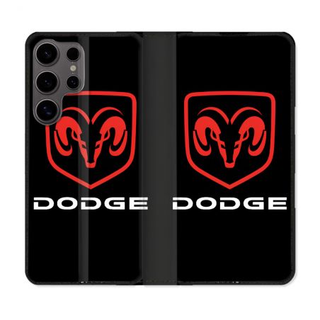 Housse Cuir Portefeuille Pour Samsung Galaxy S25 Dodge