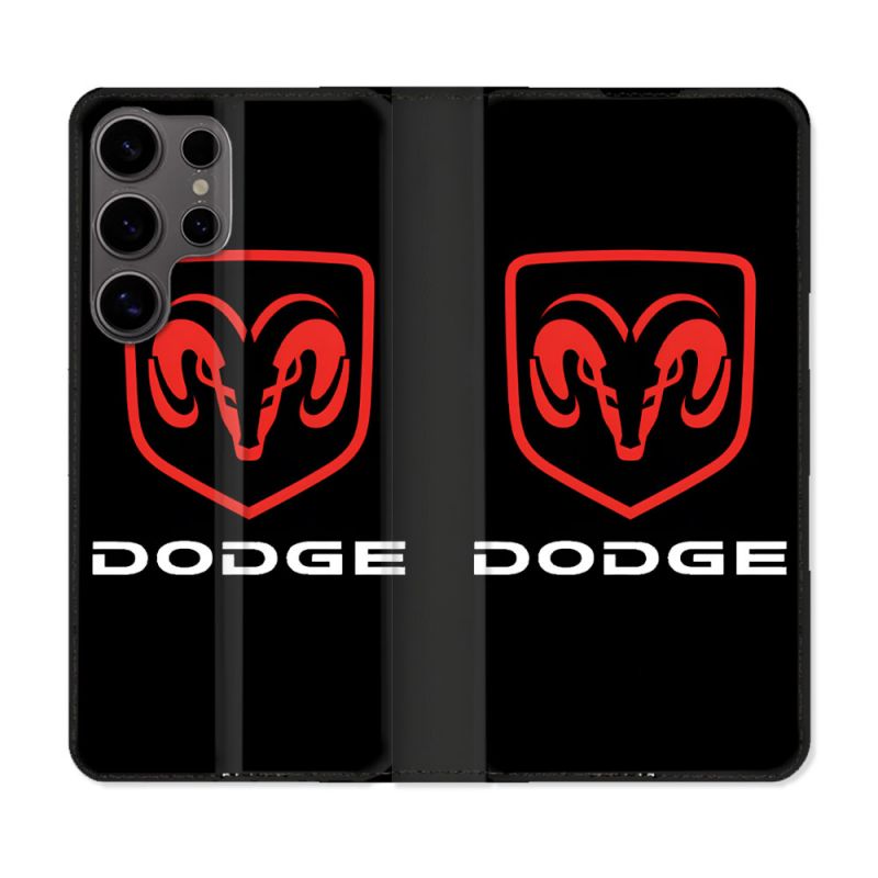 Housse Cuir Portefeuille Pour Samsung Galaxy S25 Dodge