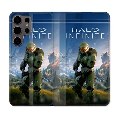 Housse Cuir Portefeuille Pour Samsung Galaxy S25 Halo