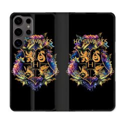 Housse Cuir Portefeuille Pour Samsung Galaxy S25 Harry Potter Hogwarts
