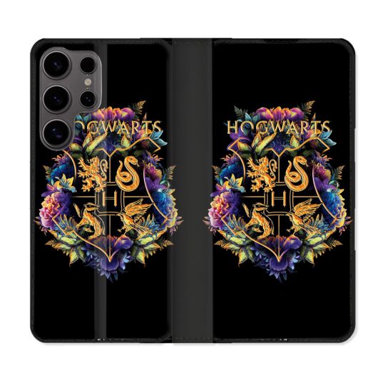 Housse Cuir Portefeuille Pour Samsung Galaxy S25 Harry Potter Hogwarts
