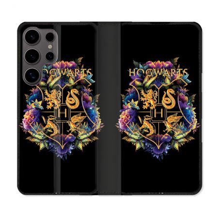 Housse Cuir Portefeuille Pour Samsung Galaxy S25 Harry Potter Hogwarts