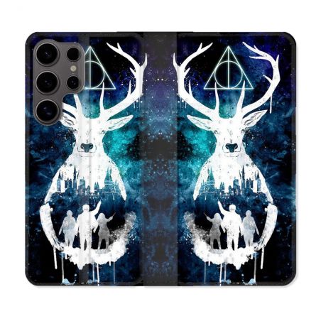 Housse Cuir Portefeuille Pour Samsung Galaxy S25 Harry Potter Patronome