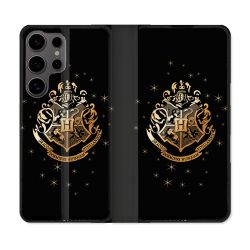 Housse Cuir Portefeuille Pour Samsung Galaxy S25 Harry Potter Poudlard