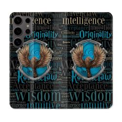 Housse Cuir Portefeuille Pour Samsung Galaxy S25 Harry Potter Serdaigle