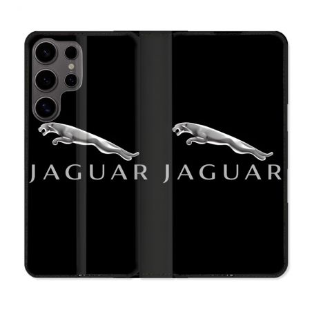 Housse Cuir Portefeuille Pour Samsung Galaxy S25 Jaguar