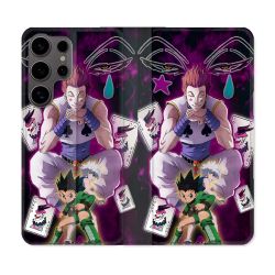 Housse Cuir Portefeuille Pour Samsung Galaxy S25 Manga Hunter X Hunter Hisoka