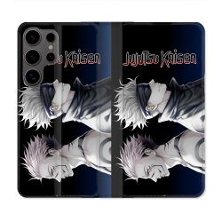 Housse Cuir Portefeuille Pour Samsung Galaxy S25 Manga Jujutsu Kaisen