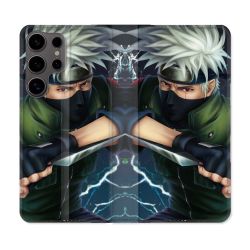 Housse Cuir Portefeuille Pour Samsung Galaxy S25 Manga Naruto Kakashi