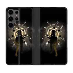 Housse Cuir Portefeuille Pour Samsung Galaxy S25 Manga Naruto Sage