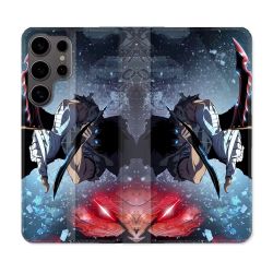 Housse Cuir Portefeuille Pour Samsung Galaxy S25 Manga Solo Leveling Sung Epee