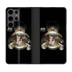 Housse Cuir Portefeuille Pour Samsung Galaxy S25 Musique Jul Affiche