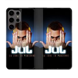 Housse Cuir Portefeuille Pour Samsung Galaxy S25 Musique Jul Signe