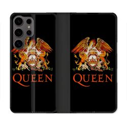 Housse Cuir Portefeuille Pour Samsung Galaxy S25 Musique Rock Queen