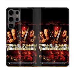 Housse Cuir Portefeuille Pour Samsung Galaxy S25 Pirate Des Caraibes