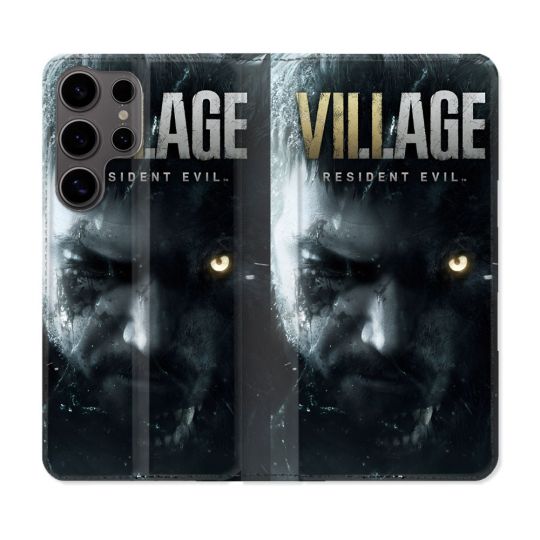 Housse Cuir Portefeuille Pour Samsung Galaxy S25 Resident Evil