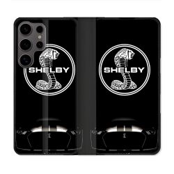Housse Cuir Portefeuille Pour Samsung Galaxy S25 Shelby