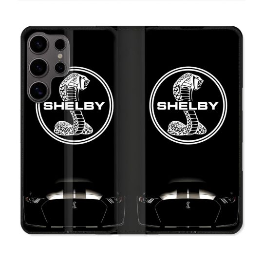 Housse Cuir Portefeuille Pour Samsung Galaxy S25 Shelby