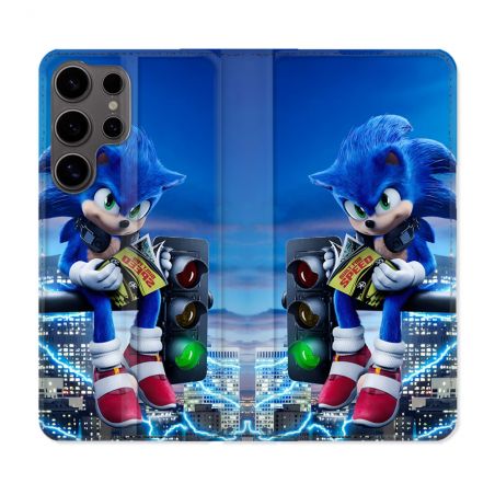 Housse Cuir Portefeuille Pour Samsung Galaxy S25 Sonic