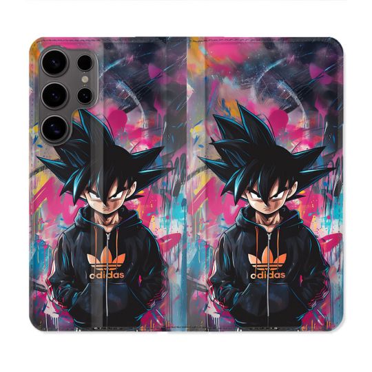 Housse Cuir Portefeuille Pour Samsung Galaxy S25 Street Art Sangoku