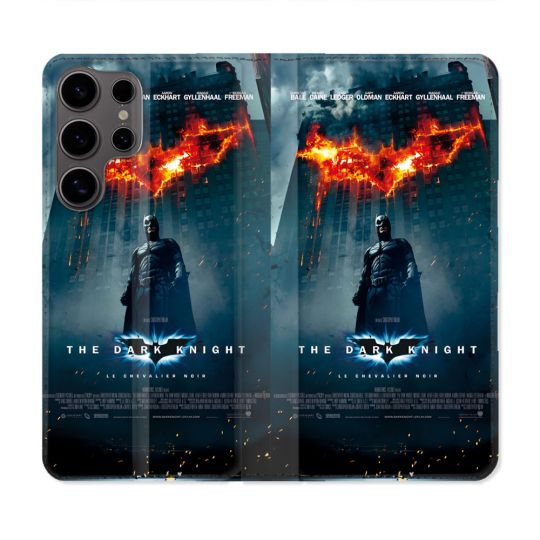 Housse Cuir Portefeuille Pour Samsung Galaxy S25 The Dark Night