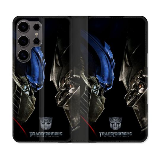 Housse Cuir Portefeuille Pour Samsung Galaxy S25 Transformers