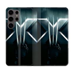 Housse Cuir Portefeuille Pour Samsung Galaxy S25 Xmen