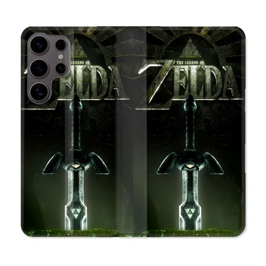 Housse Cuir Portefeuille Pour Samsung Galaxy S25 Zelda