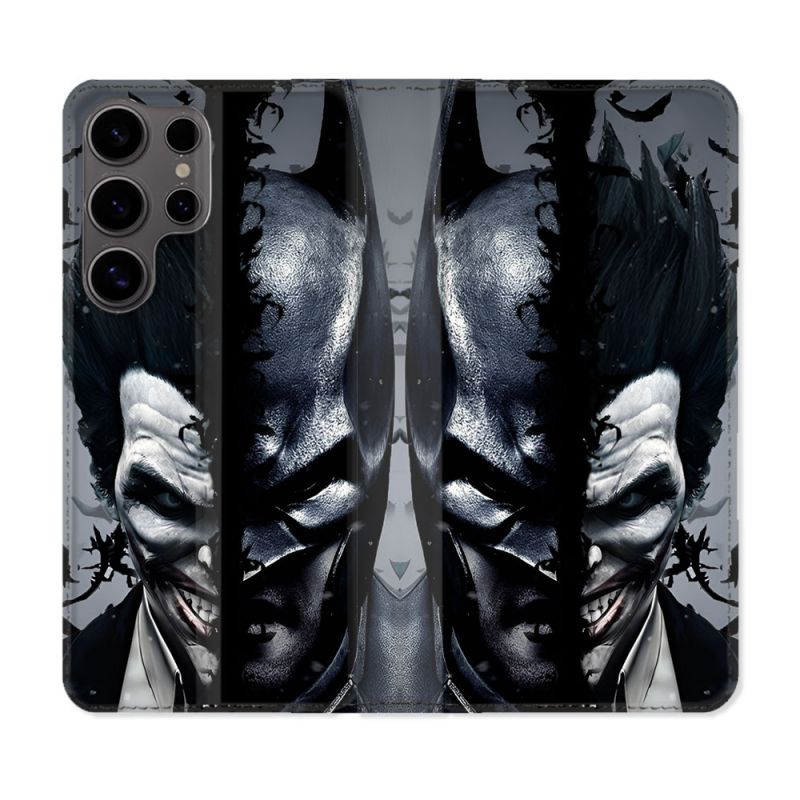 Housse Cuir Portefeuille Pour Samsung Galaxy S25 PLUS Batman Joker