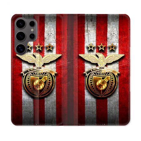 Housse Cuir Portefeuille Pour Samsung Galaxy S25 ULTRA Foot Benfica