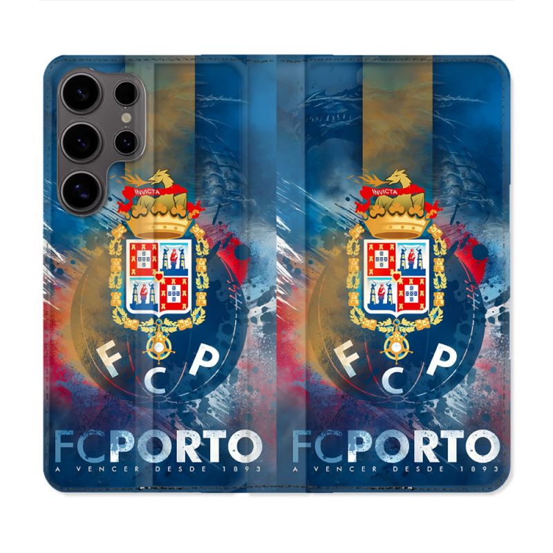 Housse Cuir Portefeuille Pour Samsung Galaxy S25 ULTRA Foot FC Porto