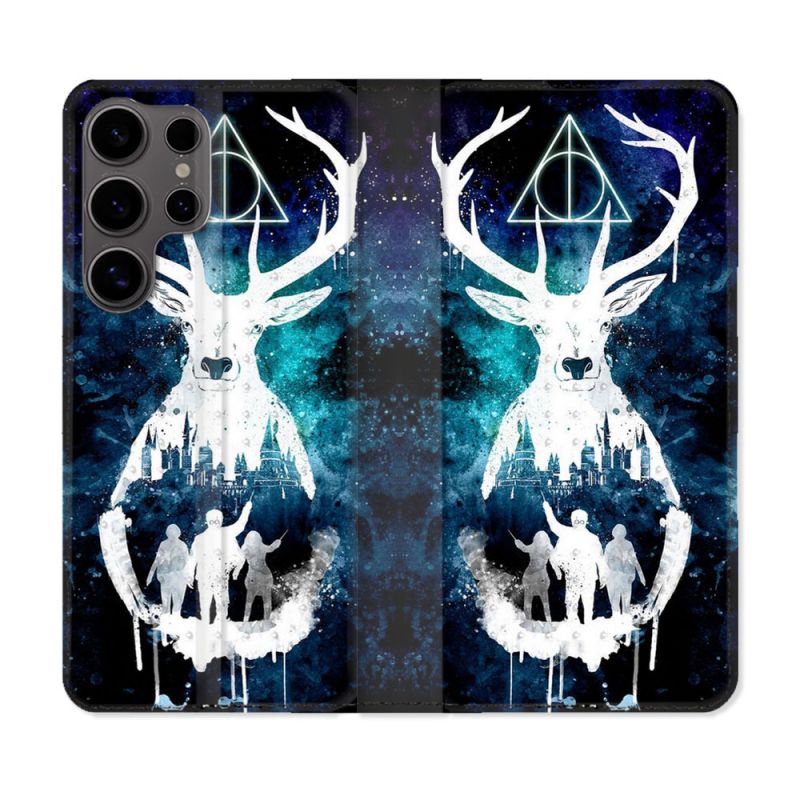 Housse Cuir Portefeuille Pour Samsung Galaxy S25 ULTRA Harry Potter Patronome