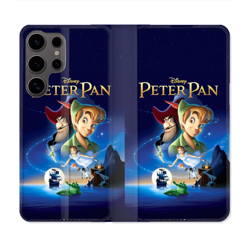 Housse Cuir Portefeuille Pour Samsung Galaxy S25 ULTRA Peter Pan Affiche